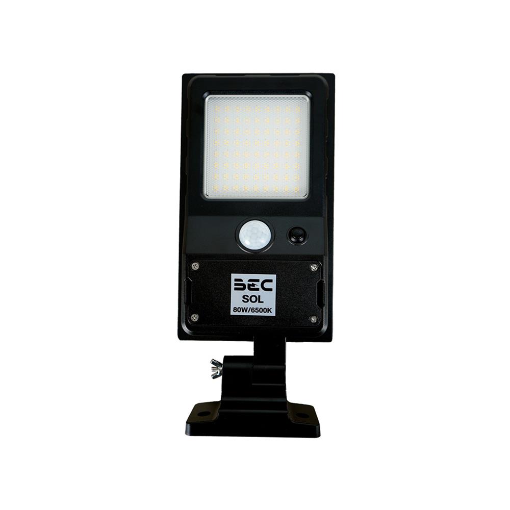 ไฟถนน SOLAR BEC SOL 80 วัตต์ DAYLIGHT สีดำ