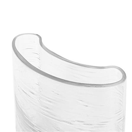 ของตกแต่ง แจกันแก้ว HOME LIVING STYLE HELEN 16.7x19.5 ซม. สีใส_3