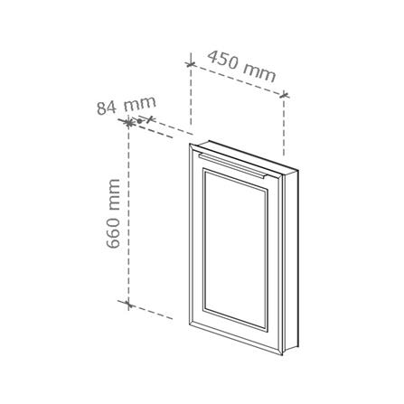 บานซิงค์เดี่ยว STARMARK KYLIE V2 45x66 ซม. สีสโมกี้ แอช_5