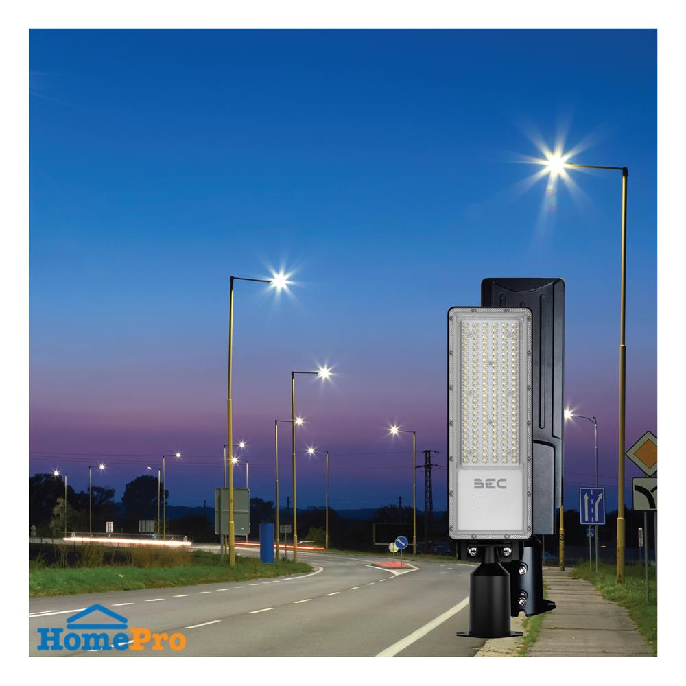 ไฟถนน LED BEC EAGLE 100 วัตต์ DAYLIGHT สีดำ