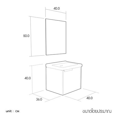 อ่างเคาน์เตอร์ WSP BSCC-152 สีเทา_9