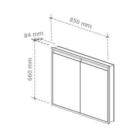 บานซิงค์คู่เรียบ STARMARK BLANCE V2 85x66 ซม. สีขาว_5