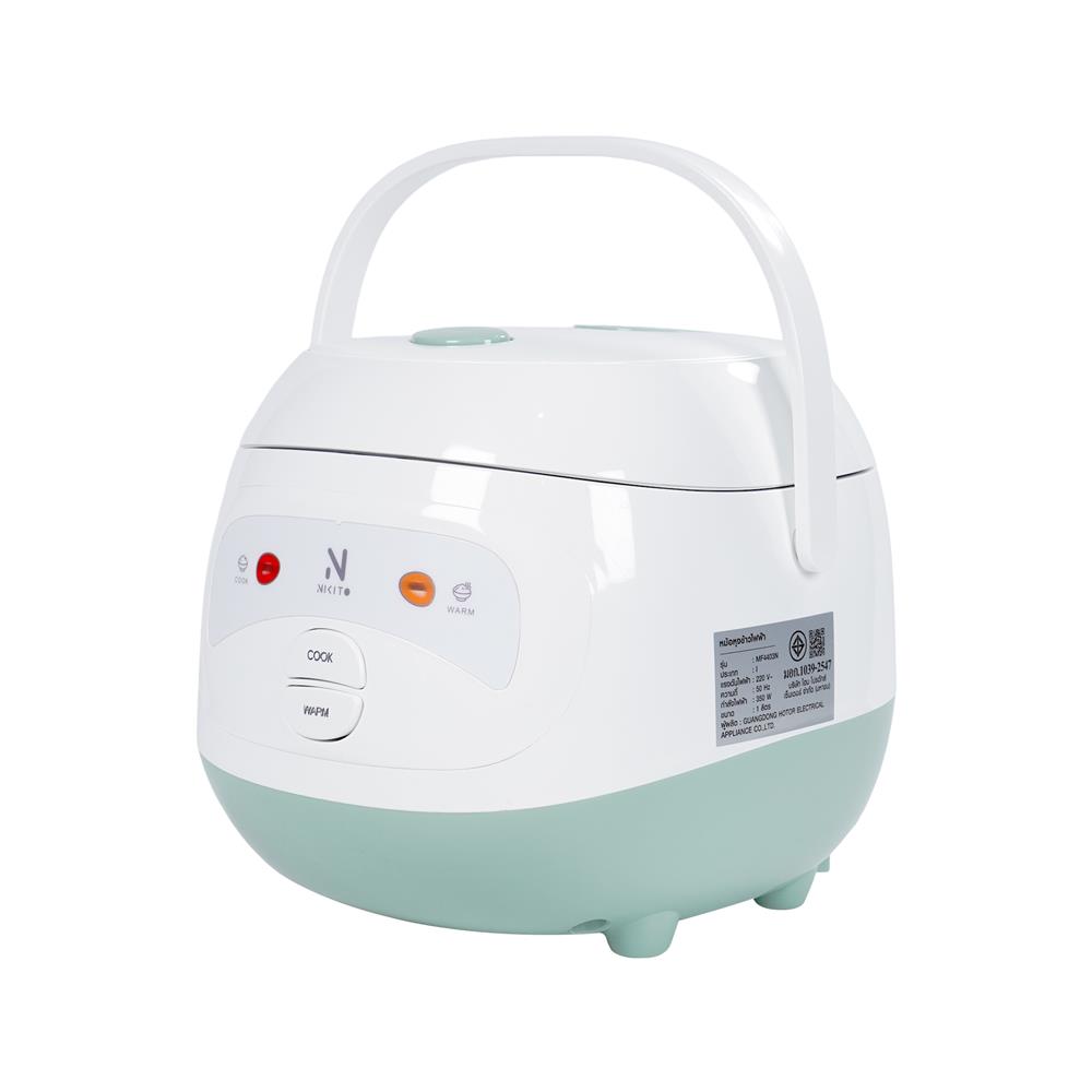 หม้อหุงข้าว MANUAL NIKITO MF4403N 1 ลิตร สีเขียว