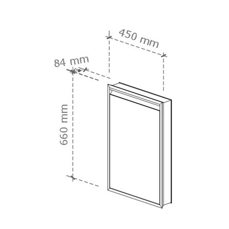 บานซิงค์เดี่ยว STARMARK BLANCE V2 45x66 ซม. สีขาว_5