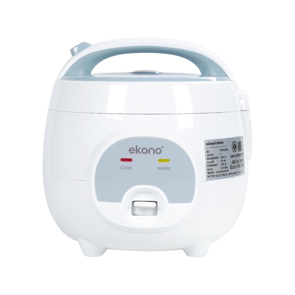 หม้อหุงข้าว MANUAL EKONO RP1325N 0.8 ลิตร สีฟ้า