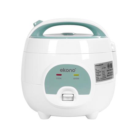 หม้อหุงข้าว MANUAL EKONO RP1325N 0.8 ลิตร สีเขียว_0