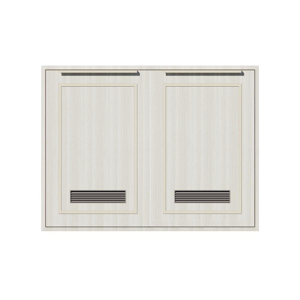 บานซิงค์คู่ช่องระบาย STARMARK KYLIE V2 85x66 ซม. สีสโมกี้ แอช