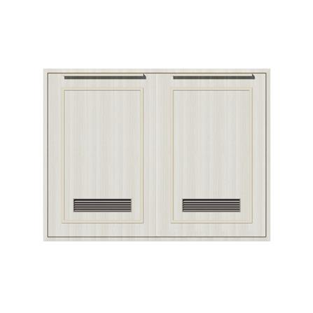 บานซิงค์คู่ช่องระบาย STARMARK KYLIE V2 85x66 ซม. สีสโมกี้ แอช_0