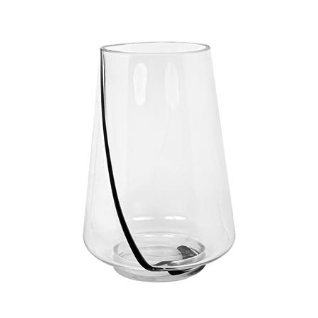 ของตกแต่ง แจกันแก้ว HOME LIVING STYLE DAVID 17x25 ซม. สีใส_0