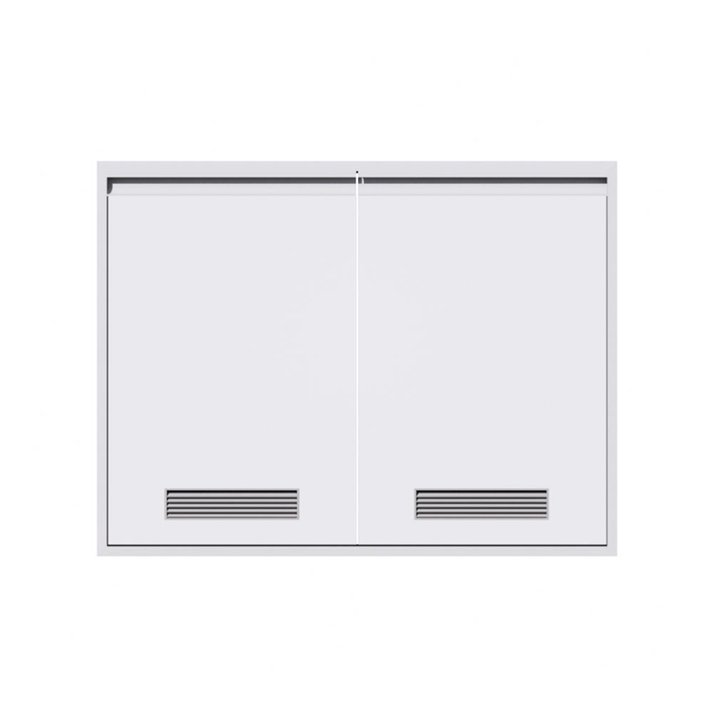 บานซิงค์คู่ช่องระบาย STARMARK BLANCE V2 85x66 ซม. สีขาว