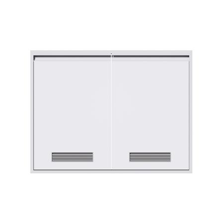 บานซิงค์คู่ช่องระบาย STARMARK BLANCE V2 85x66 ซม. สีขาว_0