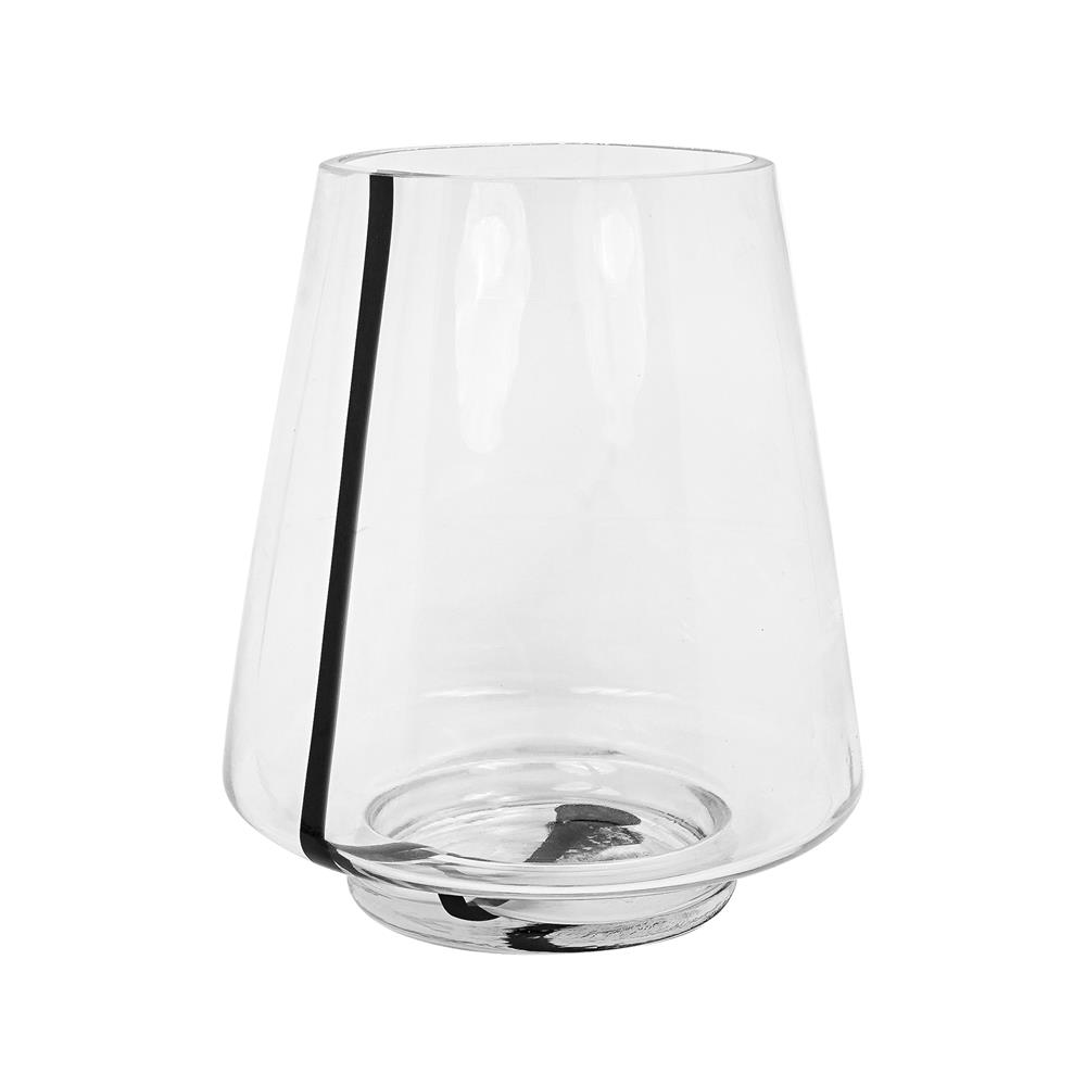 ของตกแต่ง แจกันแก้ว HOME LIVING STYLE DAVID 17x20 ซม. สีใส_1