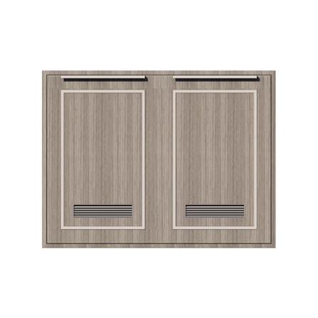 บานซิงค์คู่ช่องระบาย STARMARK KYLIE V2 85x66 ซม. สียูนีค โอ๊ค_0