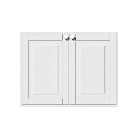 บานซิงค์คู่เรียบ STARMARK ALICE V2 85x66 ซม. สีขาว_0