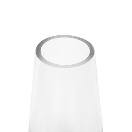 ของตกแต่ง แจกันแก้ว HOME LIVING STYLE BELLA 10.5x18 ซม. สีใส_1