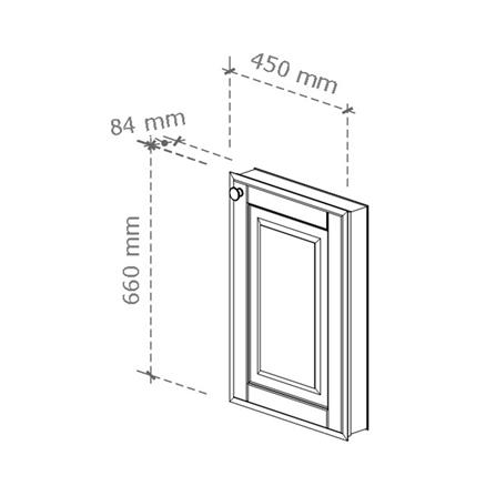 บานซิงค์เดี่ยว STARMARK ALICE V2 45x66 ซม. สีไทเทเนียมเกรย์_5