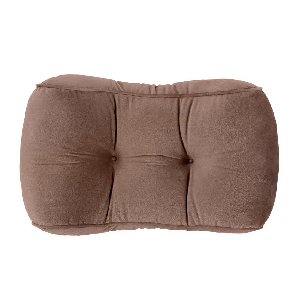 เบาะรองหลัง HOME LIVING STYLE RESTY 18x10 นิ้ว สีน้ำตาล