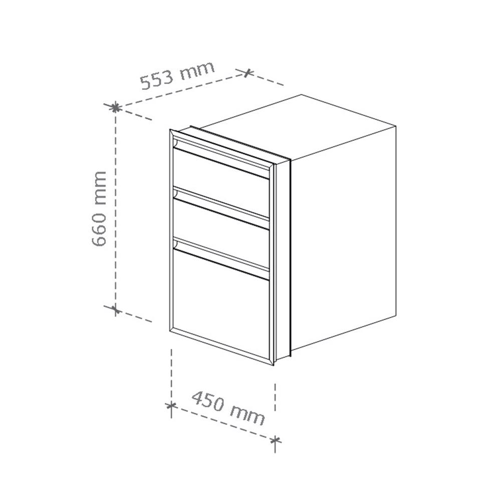 ตู้ลิ้นชัก STARMARK BLANCE V2 45x66 ซม. สีขาว