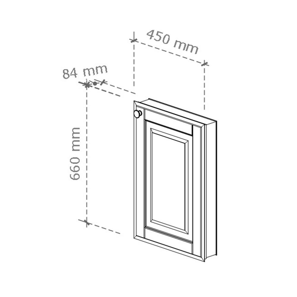 บานซิงค์เดี่ยว STARMARK ALICE V2 45x66 ซม. สีขาว