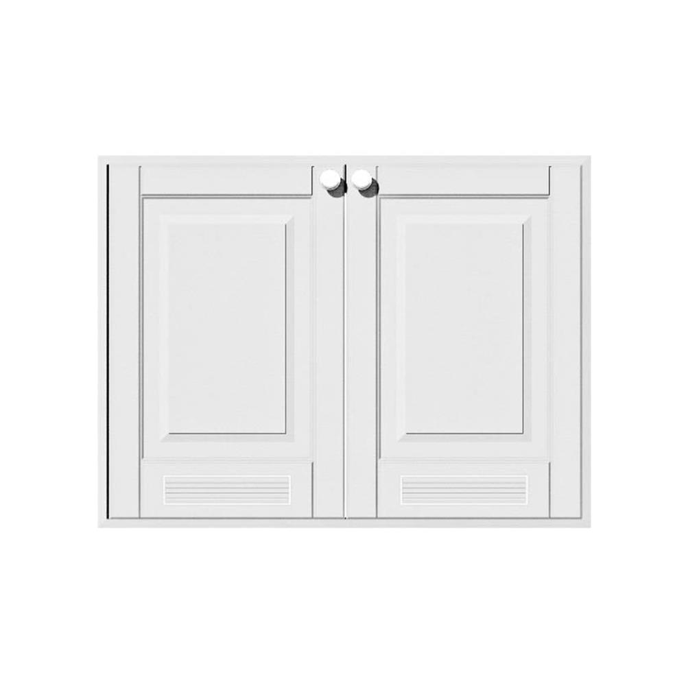 บานซิงค์คู่ช่องระบาย STARMARK ALICE V2 85x66 ซม. สีขาว