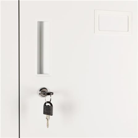 ตู้ล็อกเกอร์ 12 ประตู FURDINI KULLEN FYD-LK-12 90 ซม. สีขาว_6