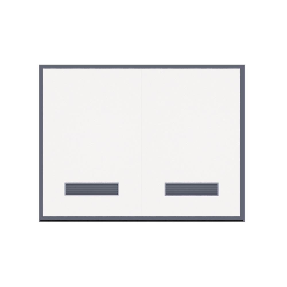 บานซิงค์คู่ช่องระบาย STARMARK ALICE V2 85x66 ซม. สีไทเทเนียมเกรย์