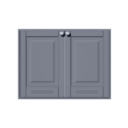 บานซิงค์คู่ช่องระบาย STARMARK ALICE V2 85x66 ซม. สีไทเทเนียมเกรย์_0