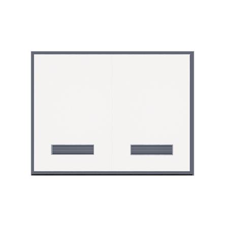 บานซิงค์คู่ช่องระบาย STARMARK ALICE V2 85x66 ซม. สีไทเทเนียมเกรย์_2