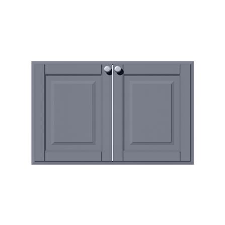 บานใต้เตา STARMARK ALICE V2 85x56 ซม. สีไทเทเนียมเกรย์_0