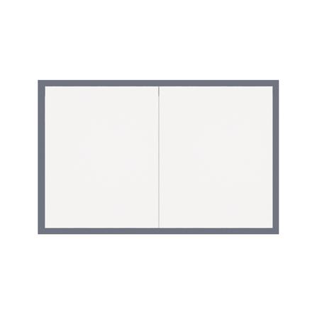 บานใต้เตา STARMARK ALICE V2 85x56 ซม. สีไทเทเนียมเกรย์_2