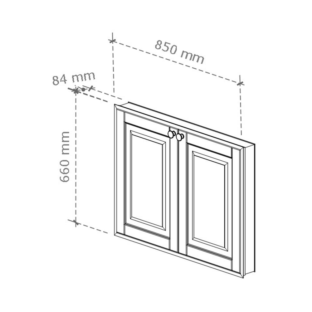 บานซิงค์คู่เรียบ STARMARK ALICE V2 85x66 ซม. สียูนีค โอ๊ค