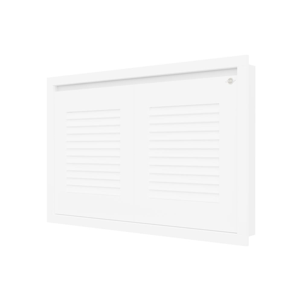 บานใต้เตาเกล็ดนอน JUPITER GRAND WHITE 87x57 ซม.