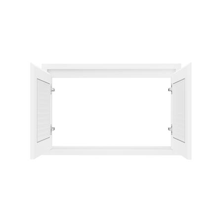 บานใต้เตาเกล็ดนอน JUPITER GRAND WHITE 87x57 ซม._2