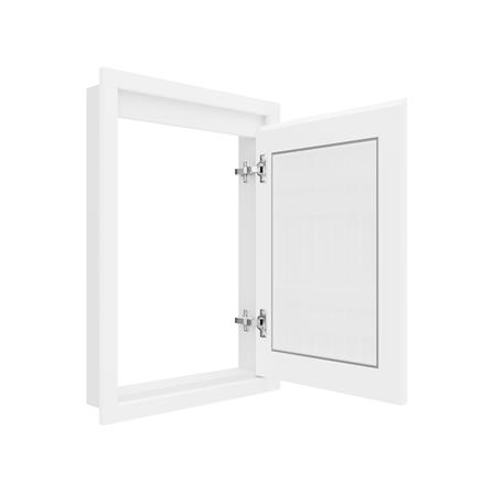 บานซิงค์เดี่ยวเกล็ดตรง JUPITER GRAND WHITE 47x67 ซม._1