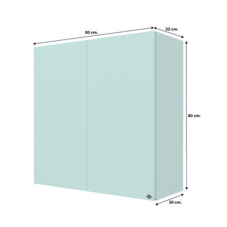 ตู้แขวนคู่ JUPITER GRAND GREEN 80x80 ซม._4