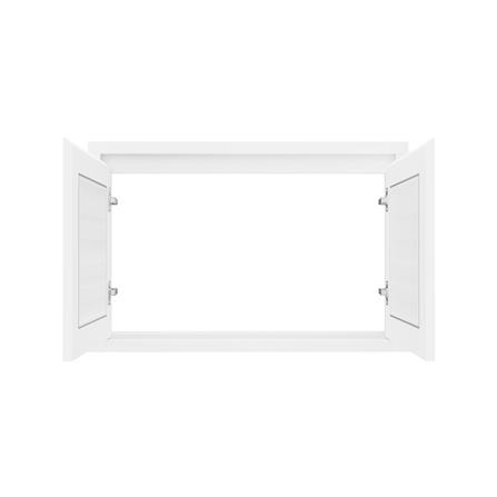 บานใต้เตาเกล็ดตรง JUPITER GRAND WHITE 87x57 ซม._1