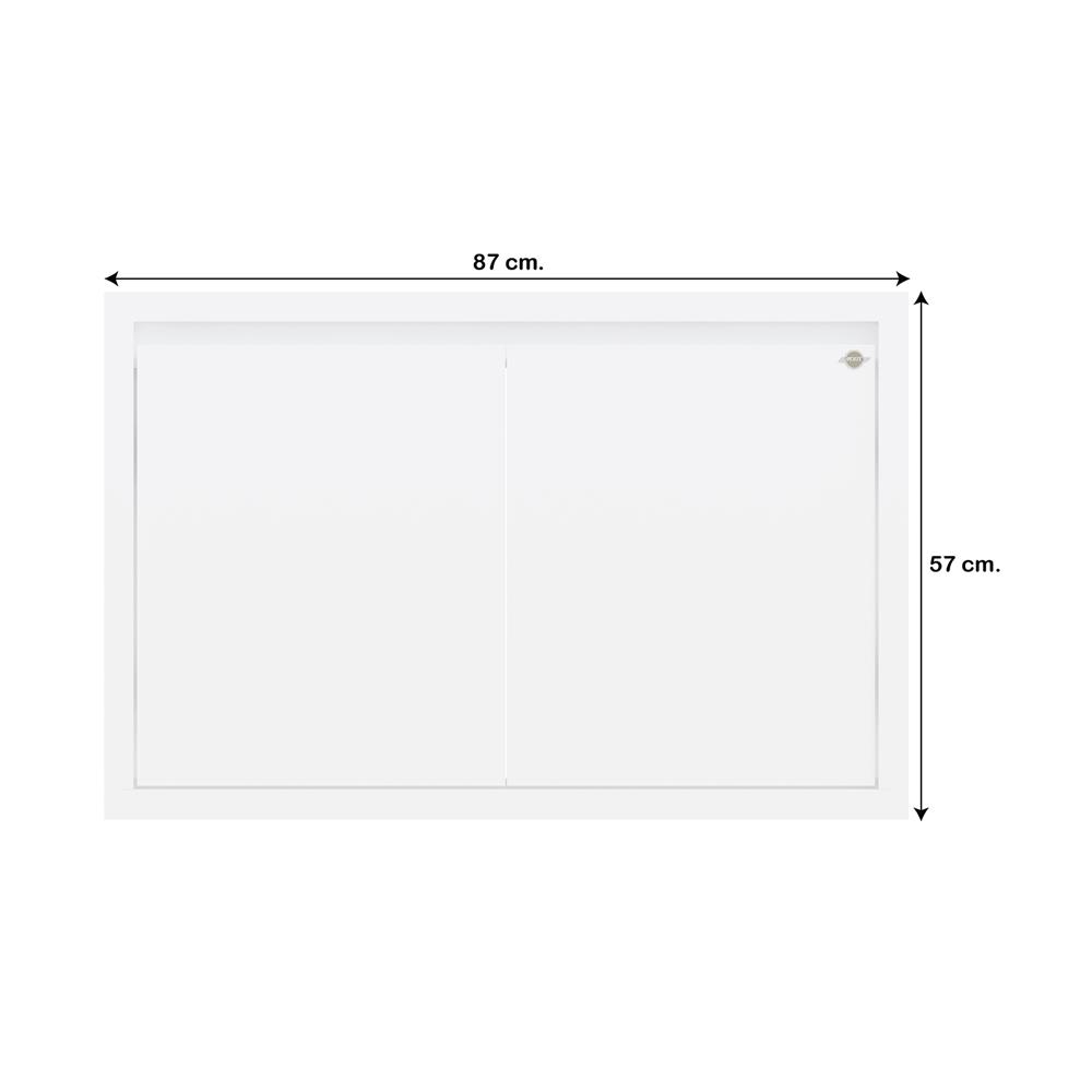 บานใต้เตาเรียบ JUPITER GRAND WHITE 87x57 ซม.