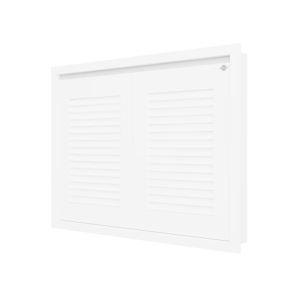 บานซิงค์คู่เกล็ดนอน JUPITER GRAND WHITE 87x67 ซม.