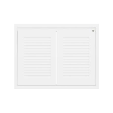 บานซิงค์คู่เกล็ดนอน JUPITER GRAND WHITE 87x67 ซม._0