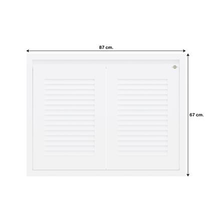 บานซิงค์คู่เกล็ดนอน JUPITER GRAND WHITE 87x67 ซม._5