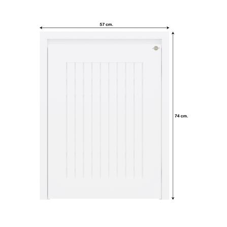 บานถังแก๊สเกล็ดตรง JUPITER GRAND WHITE 57x74 ซม._4