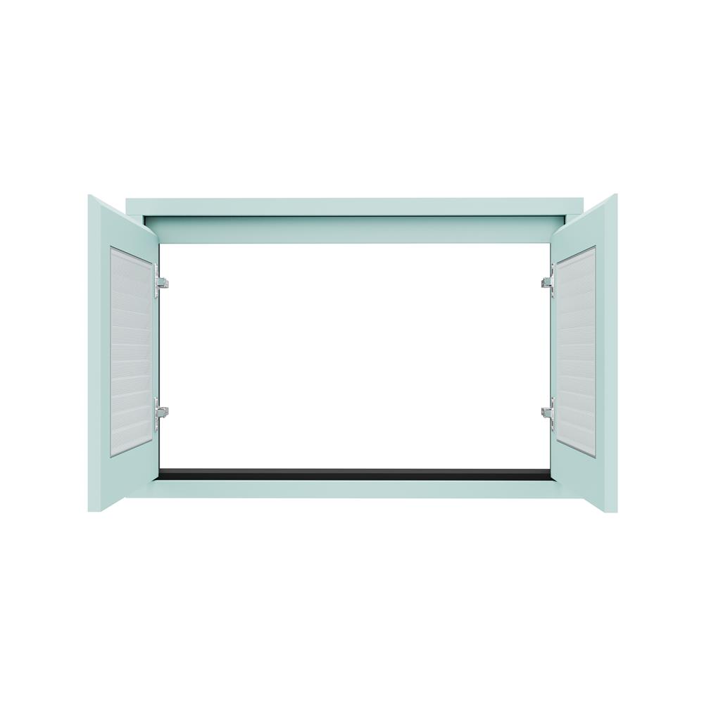 บานใต้เตาเกล็ดนอน JUPITER GRAND GREEN 87x57 ซม.