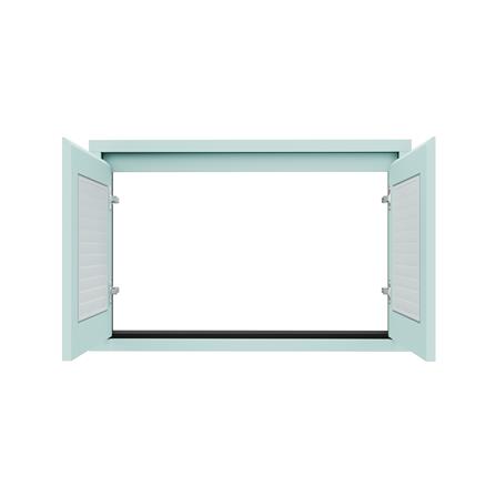 บานใต้เตาเกล็ดนอน JUPITER GRAND GREEN 87x57 ซม._2