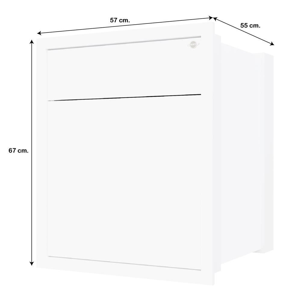 ตู้ลิ้นชัก JUPITER GRAND WHITE 57x67 ซม.