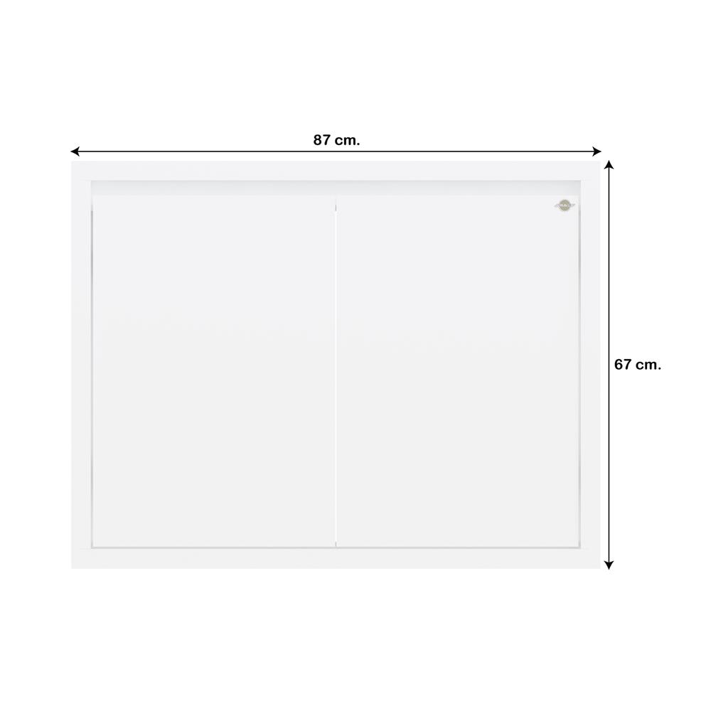 บานซิงค์คู่เรียบ JUPITER GRAND WHITE 87x67 ซม.