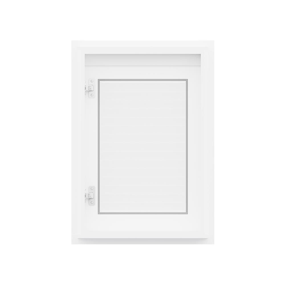 บานซิงค์เดี่ยวเกล็ดนอน JUPITER GRAND WHITE 47x67 ซม.