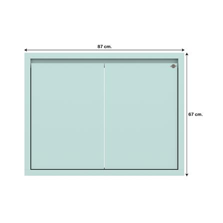 บานซิงค์คู่เรียบ JUPITER GRAND GREEN 87x67 ซม._5