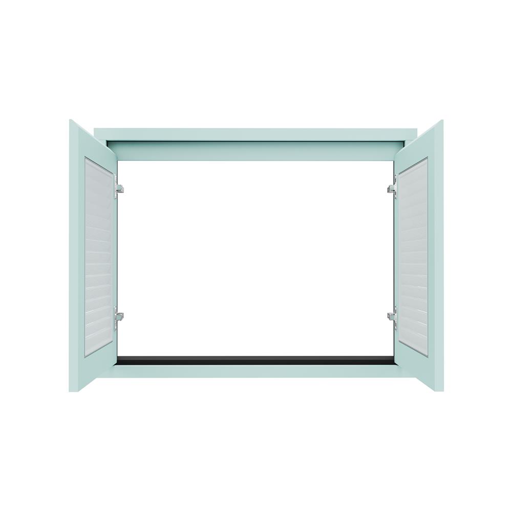 บานซิงค์คู่เกล็ดนอน JUPITER GRAND GREEN 87x67 ซม.