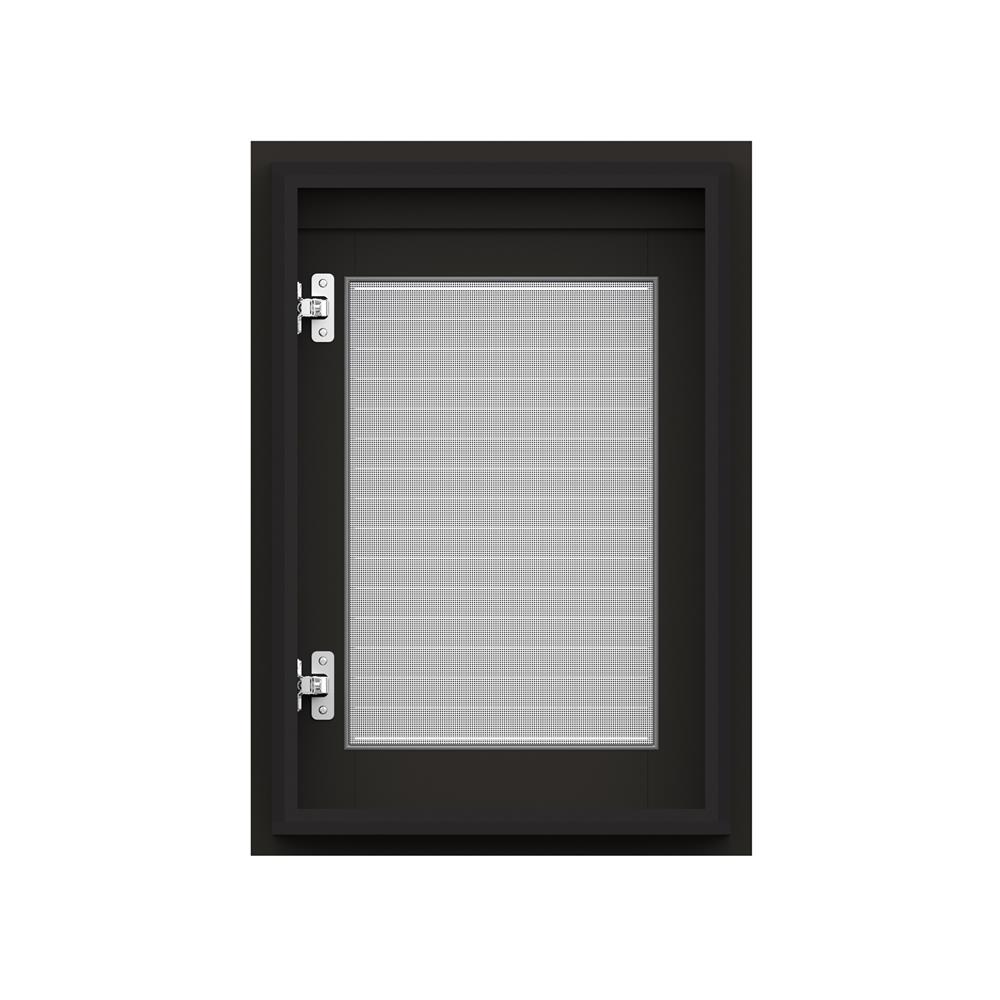 บานซิงค์เดี่ยวเกล็ดนอน JUPITER GRAND BROWN 47x67 ซม.