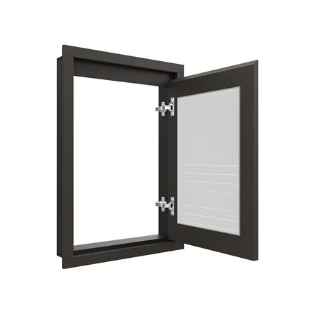 บานซิงค์เดี่ยวเกล็ดนอน JUPITER GRAND BROWN 47x67 ซม._2